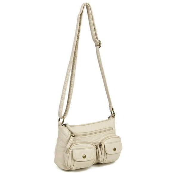Ampere Creations Bethany Womens Crossbody Taupe NWT in packaging - Picture 3 of 9